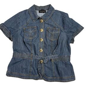 Lane Bryant Classic Blue Denim Jacket